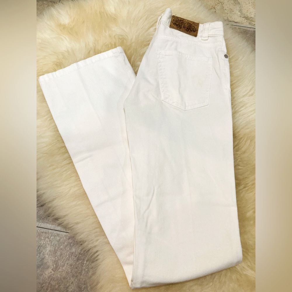 Brand New without tags RED Valentino White Straight Leg Jeans Size 26